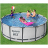 Каркасный бассейн BESTWAY STEEL PRO MAX 366х100см, 9150л + фильтр-насос 2006 л/ч 56260 BW