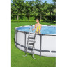 Каркасный бассейн BESTWAY STEEL PRO MAX 366х122см, 10250л + фильтр-насос 2006 л/ч, тент, лестница 56420 BW