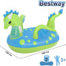 Надувная игрушка-наездник BESTWAY Дракон 134х142см с ручками, до 45кг, от 3 лет 41476 BW