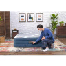Надувная кровать 152х203х46см BESTWAY TRITECH FASHION FLOCK 6713C-BW