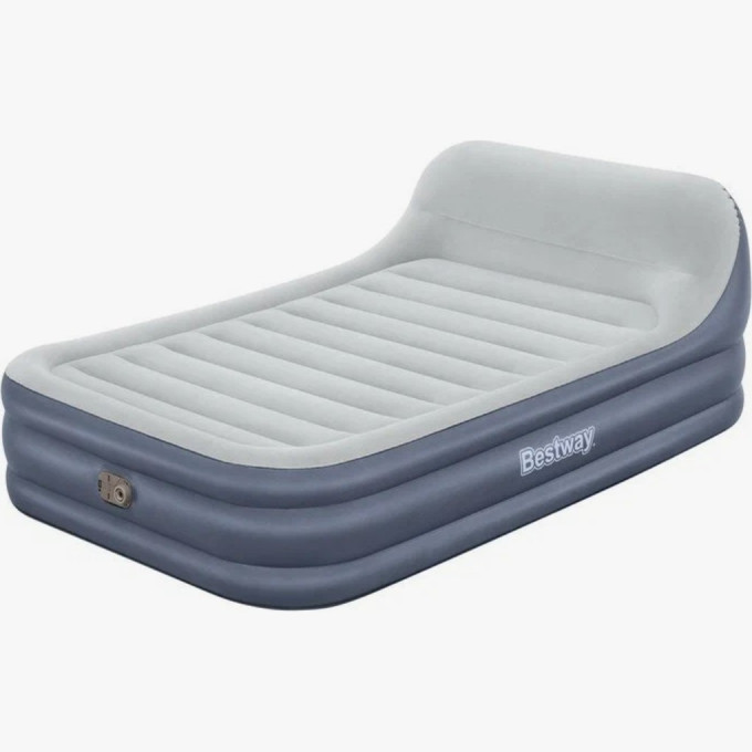 Надувная кровать 152х226х84(46)см BESTWAY SLEEKFLOW с изголовьем 67923-BW