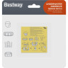 Ремонтный комплект BESTWAY 6.5х6.5см, водостойкий, самоклеящиеся заплатки, 6шт 62091 BW