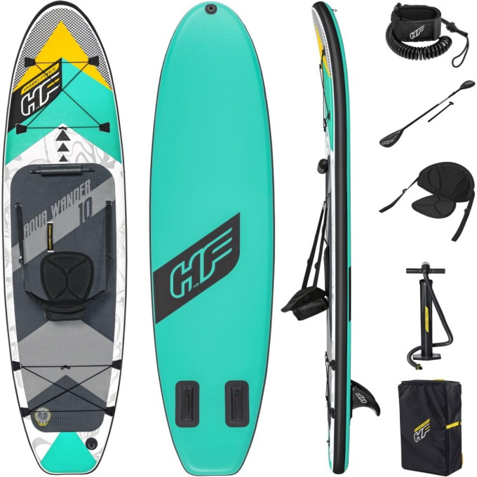 SUP-доска для плавания BESTWAY AQUA WANDER TRAVELTECH, 305*84*12 см 65375 BW